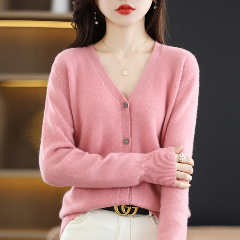 Knitted Cardigan Women&