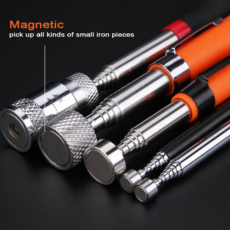 Oauee Mini Portable Telescopic Magnetic Magnet Pen Handy Tool Capacity For Picking Up Nut Bolt Extendable Pickup Rod Stick
