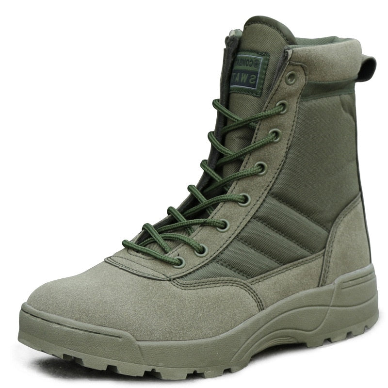 Tactical Military Boots Men Boots Special Force Desert Combat Army Boots Outdoor Hiking Boots Ankle Shoes Men Work Safty Shoes