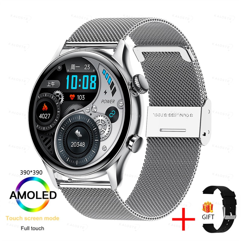 2022 NFC Smartwatch Women AMOLED HD Screen Always Display The Time Bluetooth Call IP68 Waterproof Smart Watch For Samsung Huawei