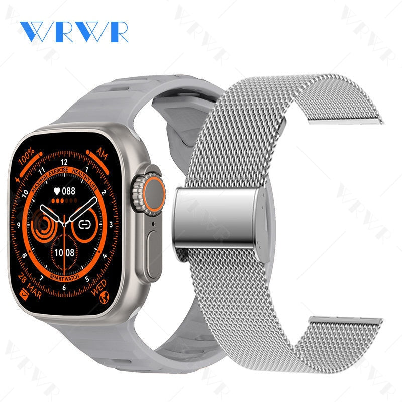 Newest Smart Watch Ultra Series 8 NFC Smartwatch Men Women Bluetooth Calls Wireless Charging Fitness Bracelet 2 Inch HD Screen