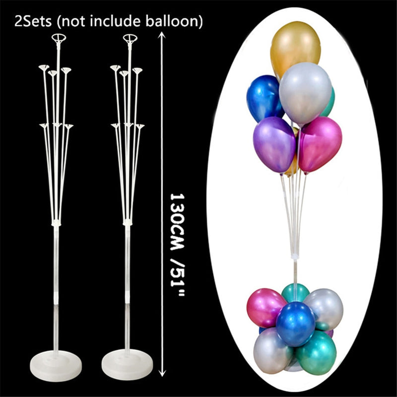 7/13/19 Tubes Balloon Column Stand Birthday Balloon Home Decor Birthday Party Decoration Kids Adult Wedding Event Party Balloon