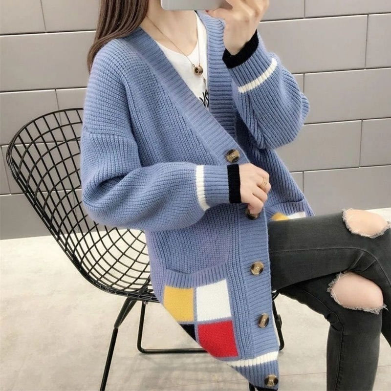 Cashmere Tops Cardigans Woman Fashion Aesthetic Luxury Designer Korean Vintage Winter 2022 Trend Sweaters Cardigan for Women New