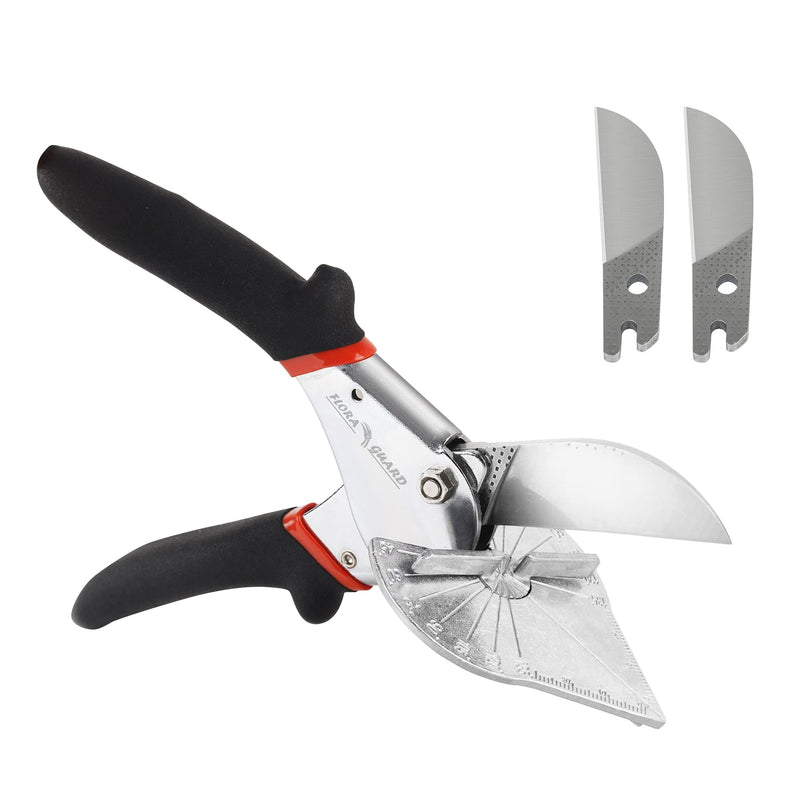 FLORA GUARD Multifunctional Adjustable Angle Scissors Angle Shear 45-135 Degree Cut Wood and PVC Woodworking Edge Cutter