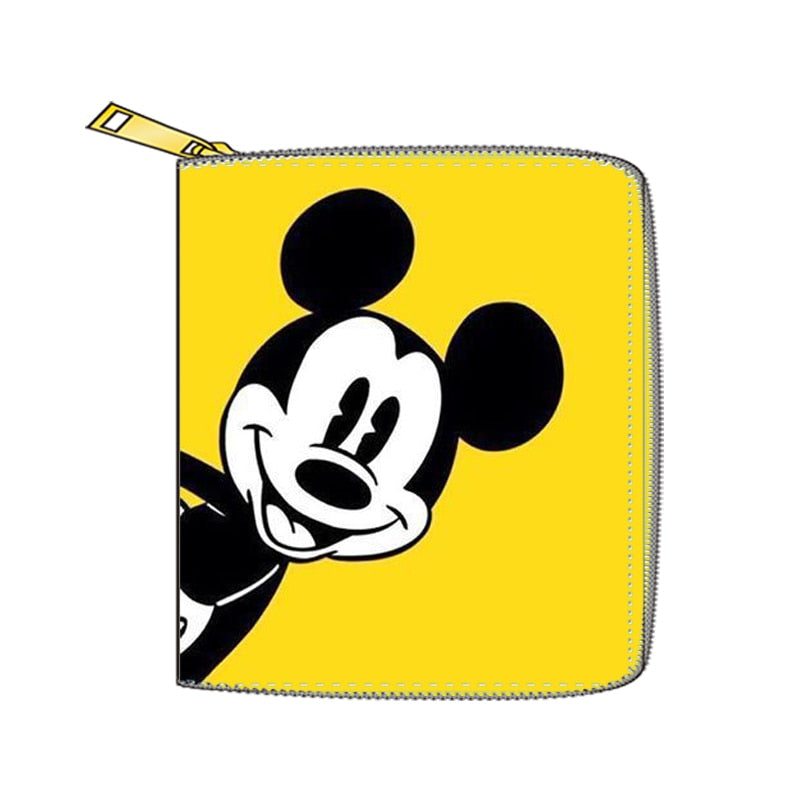 2022 New Mickey Mouse Wallet for Women Disney Cartoon Anime  Purses and Handbags Zipper Mini Coin Purse Girl&