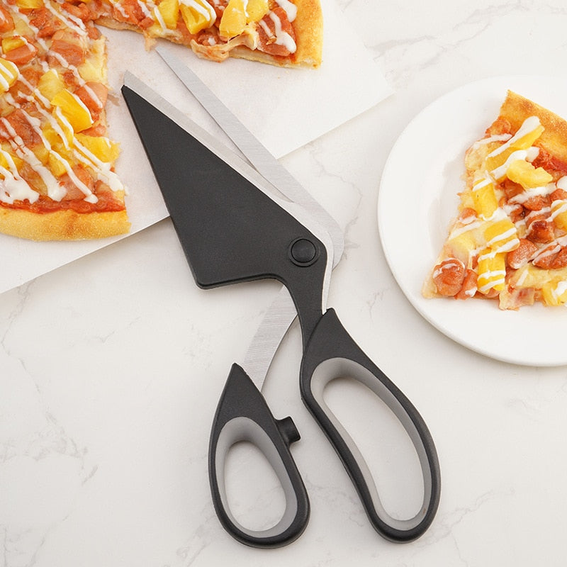 Pizza Scissors Ultra Sharp Detachable Pizza Cutter For Kitchen Pizza Tool 27cm Non Slip Handle Pizza Shovel