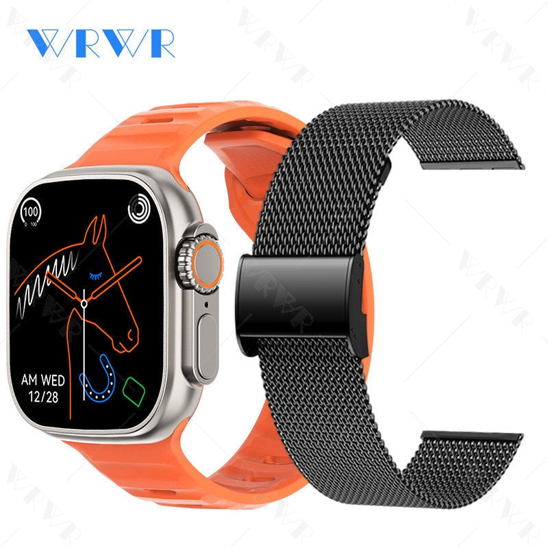 Newest Smart Watch Ultra Series 8 NFC Smartwatch Men Women Bluetooth Calls Wireless Charging Fitness Bracelet 2 Inch HD Screen