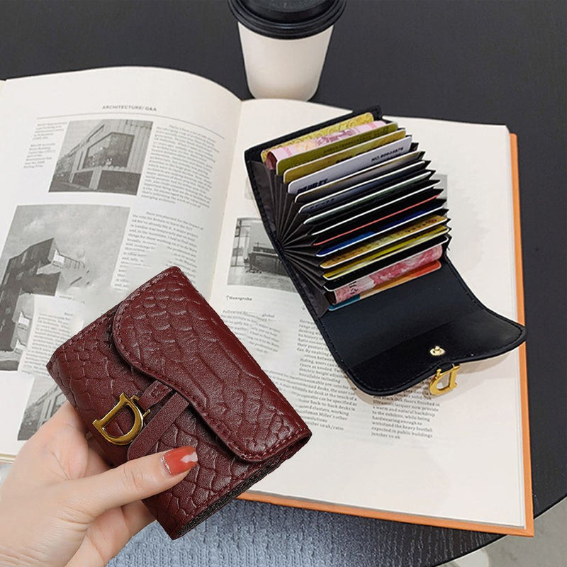 Luxury Women Card Holder Short Wallet Mini Women&