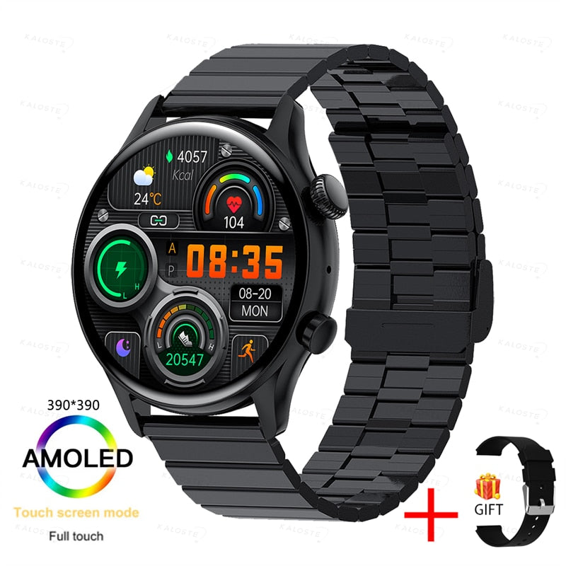 2022 NFC Smartwatch Women AMOLED HD Screen Always Display The Time Bluetooth Call IP68 Waterproof Smart Watch For Samsung Huawei