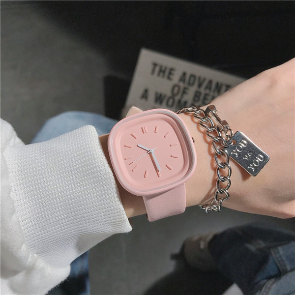 Women&#39;s Watches Brand Sport Style Fashion Ladies Watch Leather Watch Women Girls Female Quartz Wristwatches Montre Femme