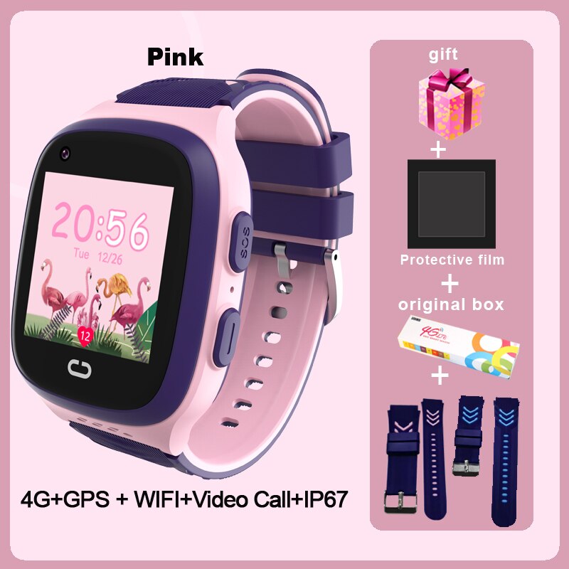 LT31 4G Kids Smart Watch WIFI GPS Tracker Baby Phone Watch SOS HD Video Call Touch Screen IP67 Waterproof children&