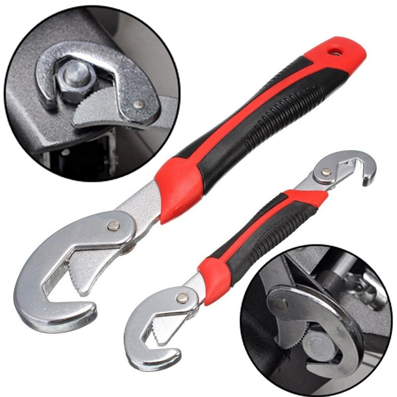 Universal Key Pipe Wrench 8-22 / 22-32mm Open End Spanner Set High-carbon Steel 45