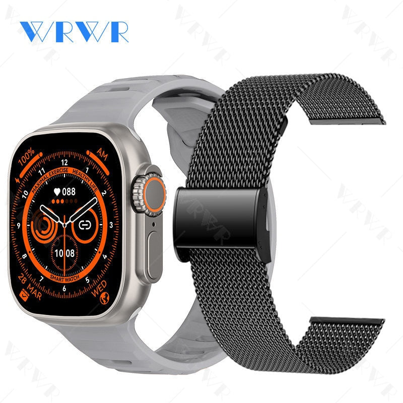 Newest Smart Watch Ultra Series 8 NFC Smartwatch Men Women Bluetooth Calls Wireless Charging Fitness Bracelet 2 Inch HD Screen