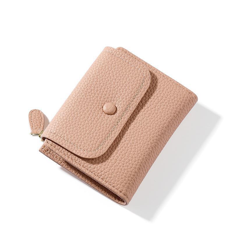 Brand Yellow Women Wallet Soft PU Leather Female Purse Mini Hasp Card Holder Coin Short Wallets Slim Small Purse Zipper Keychain