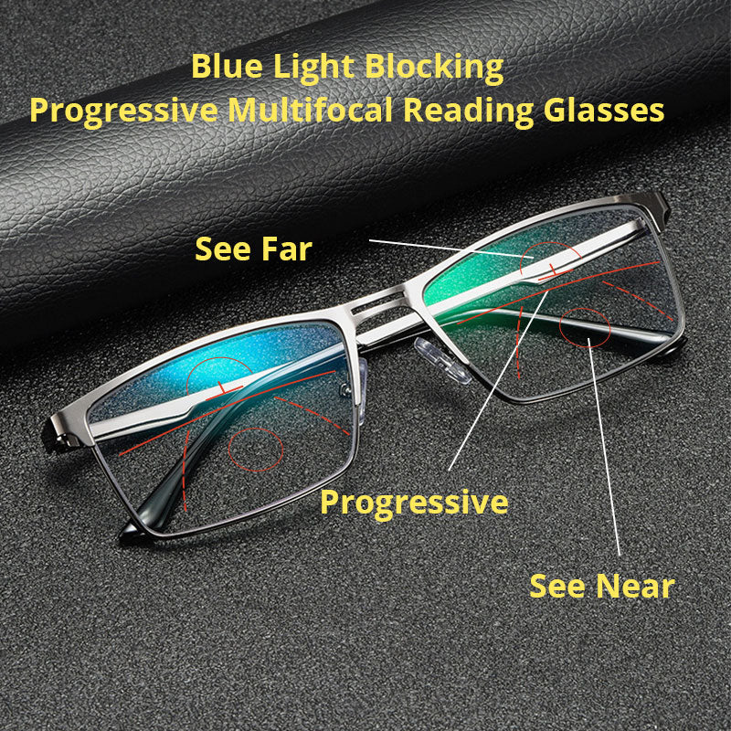 Men Progressive Reading Glasses Multifocal Women&