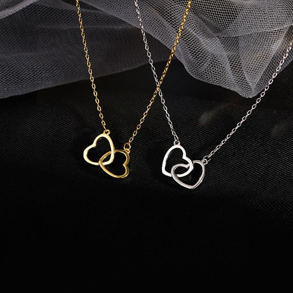 Fashion Heart Pendant Necklace for Girls Women Korean Trend Long Sweater Neck Chain Necklaces Cute Chokers Jewelry