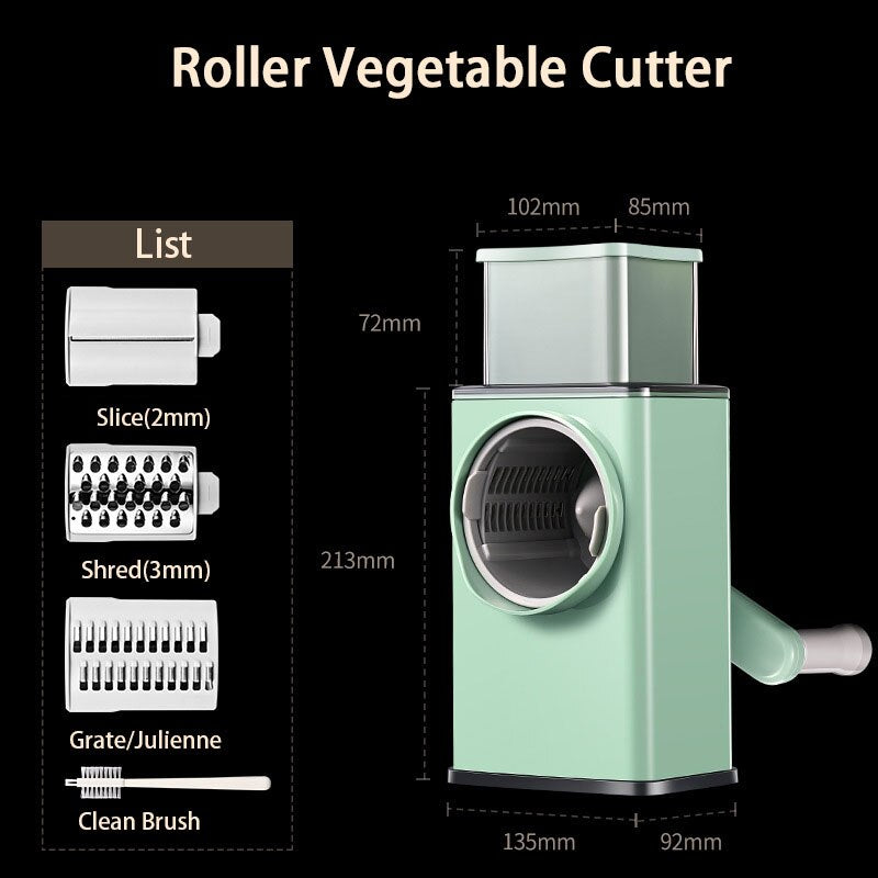 Multifunction Vegetable Cutter Chopper Mandoline Manual Grater Potato Carrot Slicer Shredder for Salad Garlic Kitchen Gadget