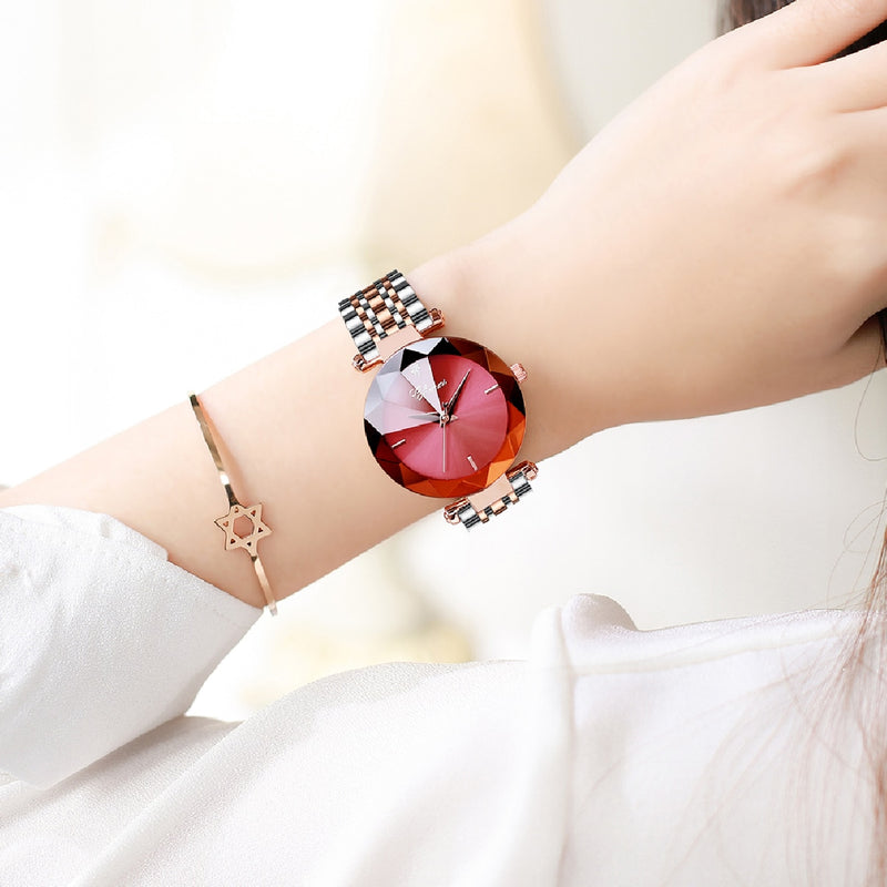CHENXI Women Rose Gold Watches Top Luxury Brand Waterproof Clock Quartz Watch Ladies Stainless Steel Wrist Watch Reloj Mujer