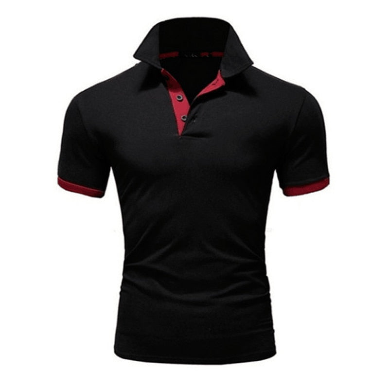 Covrlge Polo Shirt Men Summer Stritching Men&