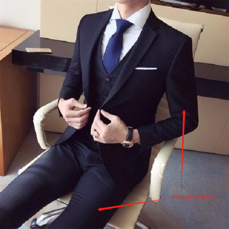 Mens Suits Clothing Suit Men Fashion for Wedding Four Seasons  Casual  New Outwear Two-pack of Pants and Jacket