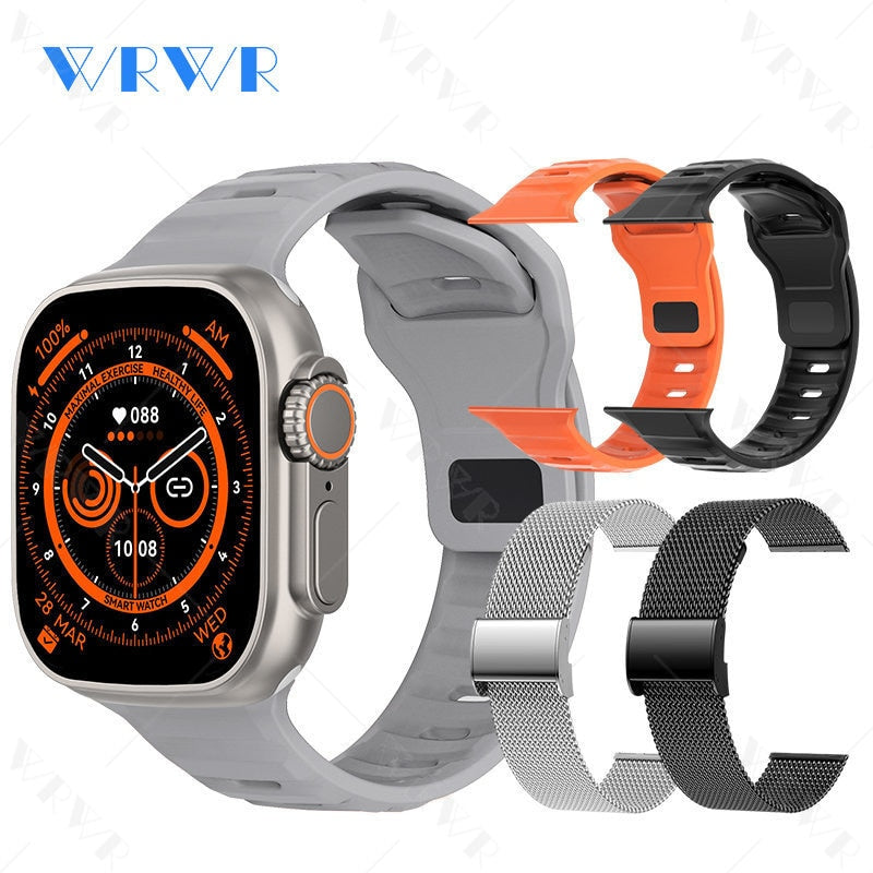 Newest Smart Watch Ultra Series 8 NFC Smartwatch Men Women Bluetooth Calls Wireless Charging Fitness Bracelet 2 Inch HD Screen