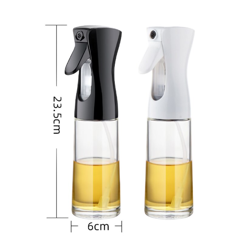 200ML Olive Oil Sprayer Bottle Kitchen high-pressure Sprayer Bottle Leak-proof BBQ Air Fryer Sprayer Oil Camping Cookware Tool