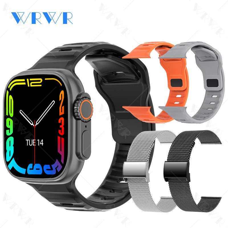 Newest Smart Watch Ultra Series 8 NFC Smartwatch Men Women Bluetooth Calls Wireless Charging Fitness Bracelet 2 Inch HD Screen