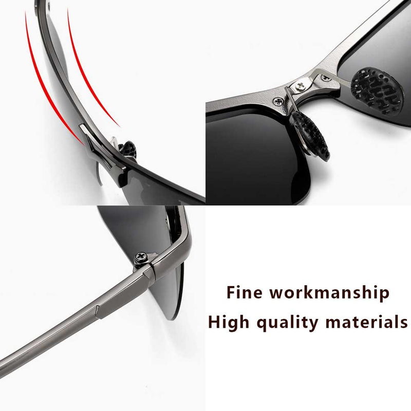 Photochromic Sunglasses Men Polarized Driving Chameleon Glasses Male Change Color Sun Glasses Day Night Vision Driver&