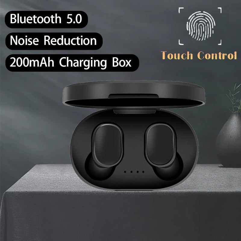 TWS Bluetooth Headset Dual Earphones in-Ear Mini Touch Sports Wireless Bluetooth Noise Reduction Headset