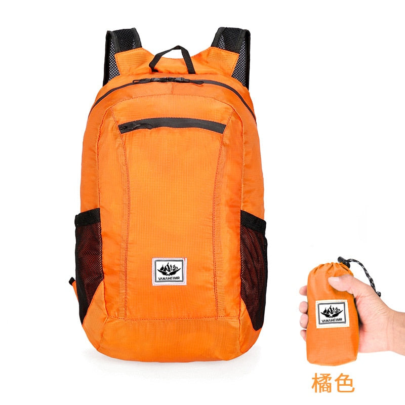 10L-20L Lightweight Portable Foldable Waterproof Backpack Folding Bag Ultralight Outdoor Pack for Women Men Travel Hiking