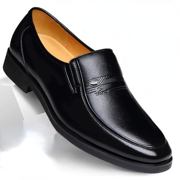 Leather Men Formal Shoes Luxury Brand 2022 Men&#39;s Loafers Dress Moccasins Breathable Slip on Black Driving Shoes Plus Size 38-44