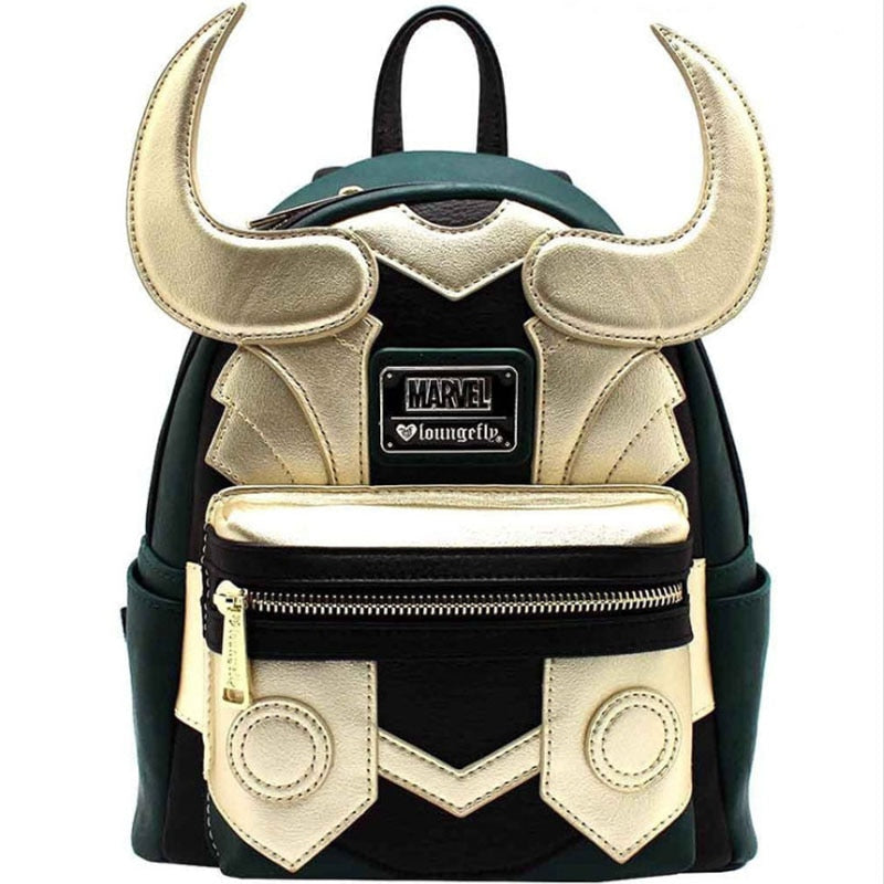 Disney PU Leather Stitch Women Backpack Loki Baby Yoda Lady Bags Toy Story 3 Alien Children Schoolbag Brand Handbag For Girls