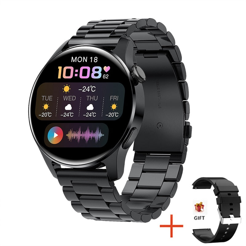 2022 New Smart Watch Men Waterproof Sport Fitness Tracker Multifunction Bluetooth Call Smartwatch Man For Android IOS HUAWEI+BOX