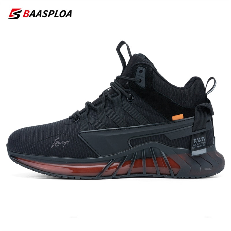 Baasploa Winter Shoe For Men Warm Walking Shoes Waterproof Fashion Plush Shoes Male Comfortable Casual Sneaker 2022 New