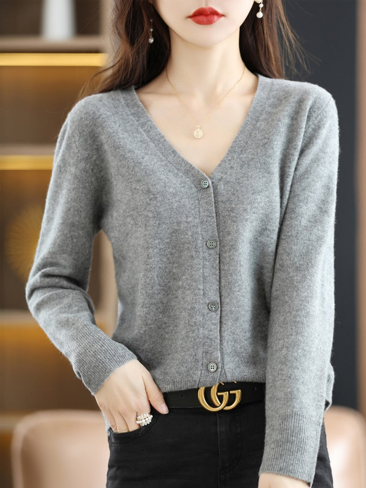 Knitted Cardigan Women&