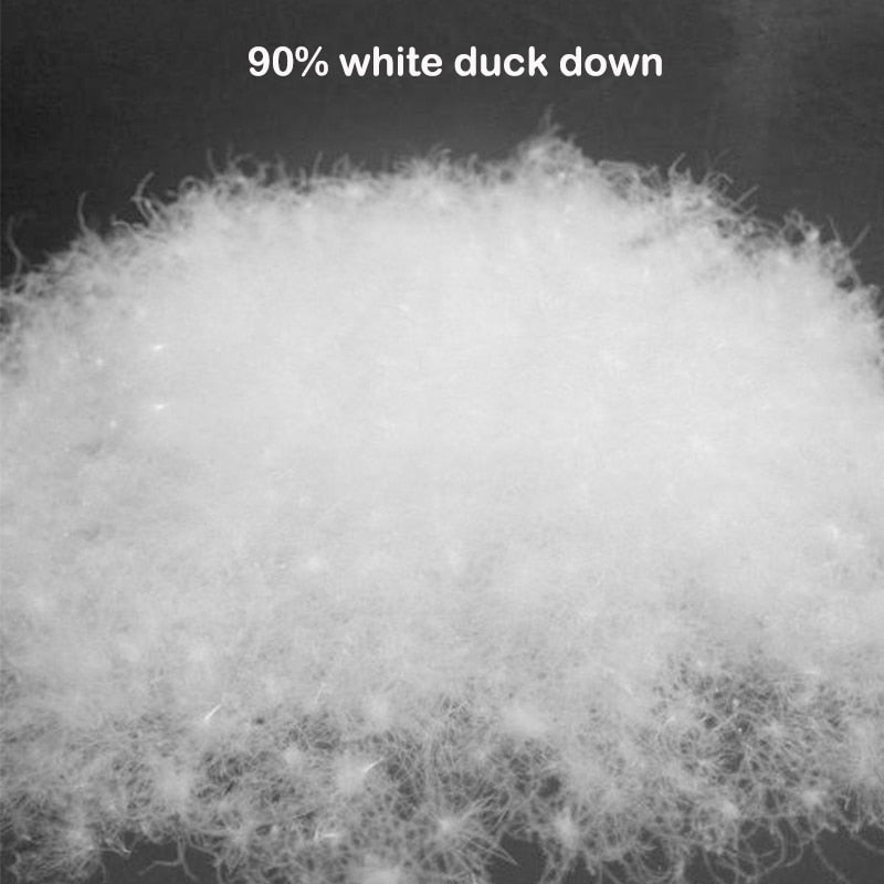 7XL Women 90% White Duck Down Jackets Women&