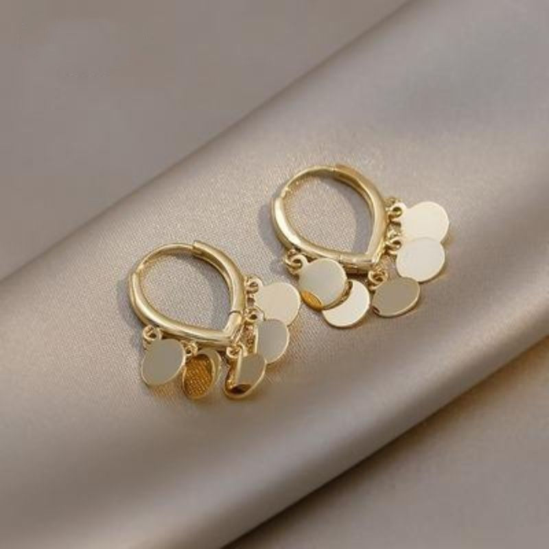 Creative Irregular Flower Basket Dangle Earrings for Women Gold Metal Stereoscopic Exaggerated Drop Earring Pendientes Brincos