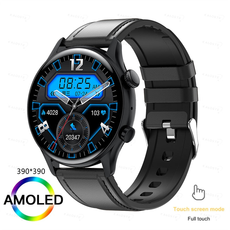 2022 NFC Smartwatch Women AMOLED HD Screen Always Display The Time Bluetooth Call IP68 Waterproof Smart Watch For Samsung Huawei