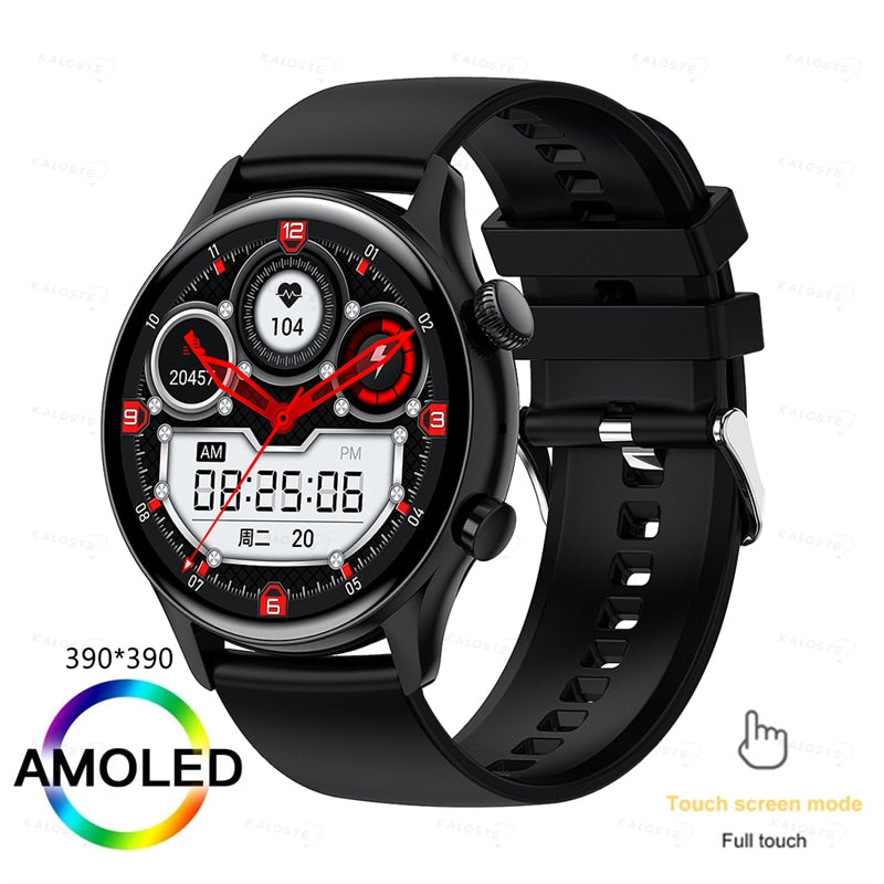 2022 NFC Smartwatch Women AMOLED HD Screen Always Display The Time Bluetooth Call IP68 Waterproof Smart Watch For Samsung Huawei