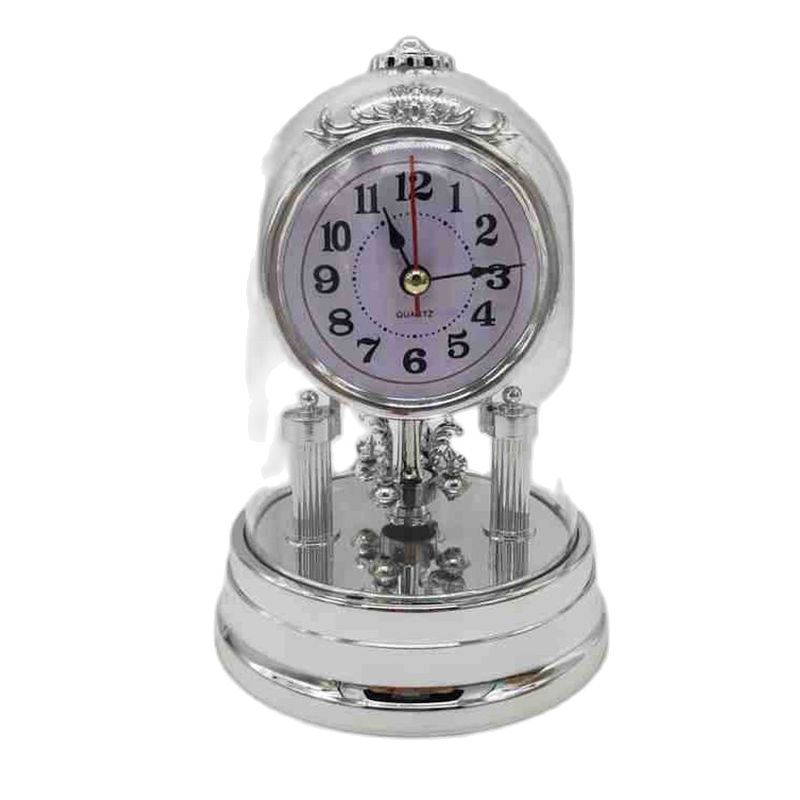 European Style Mute Clock Retro Alarm Clocks Stopwatch Table Clock For Living Room Office Desktop Decoration Clock Watch Gifts