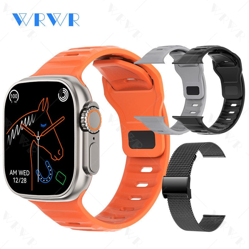 Newest Smart Watch Ultra Series 8 NFC Smartwatch Men Women Bluetooth Calls Wireless Charging Fitness Bracelet 2 Inch HD Screen