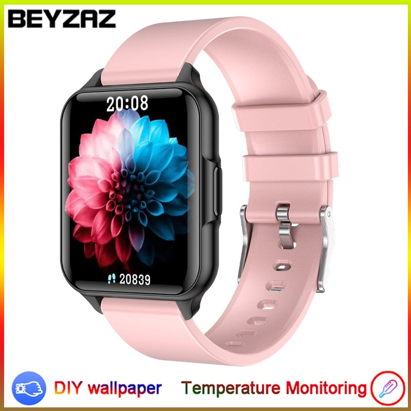 2022 New Body Temperature Smart Watch Men Blood Oxygen Monitoring Sports Fitness Watch Men's Custom Dial Smart Watch for Xiaomi