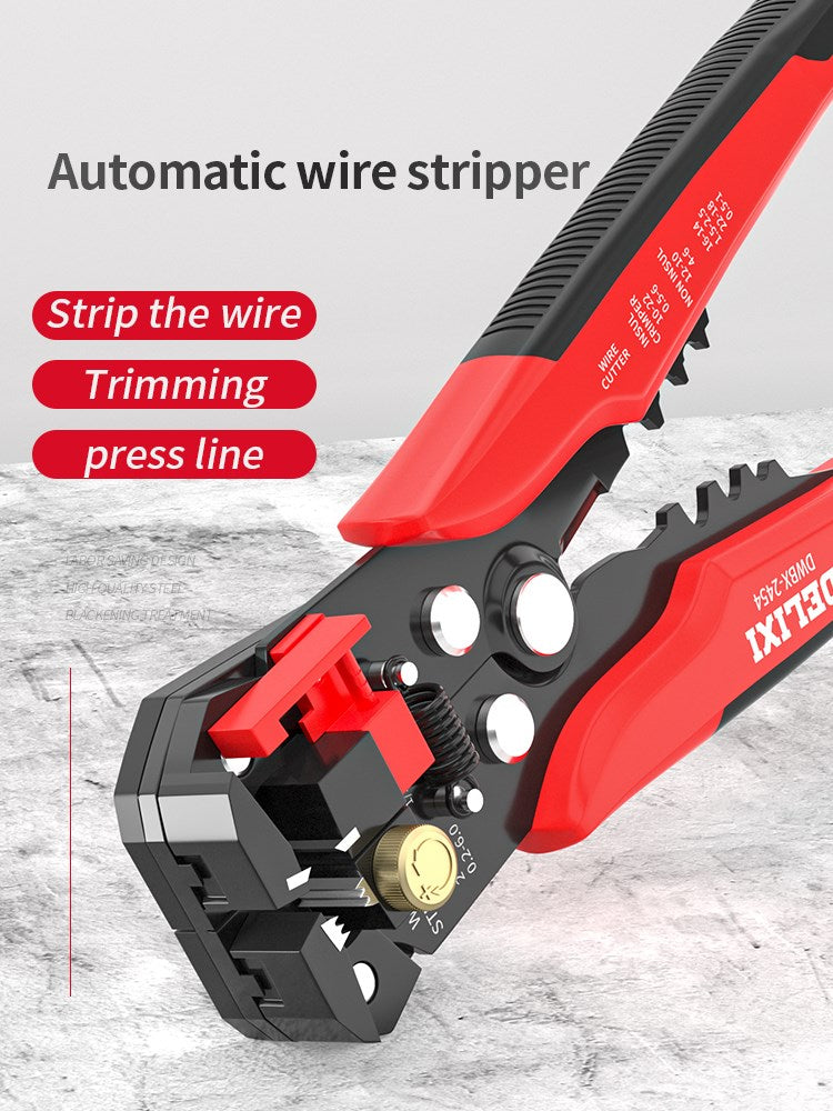 Professional Electrician Wire Tool Cable Wire Stripper Cutter Crimper Automatic Multifunctional Crimping Stripping Plier Tools