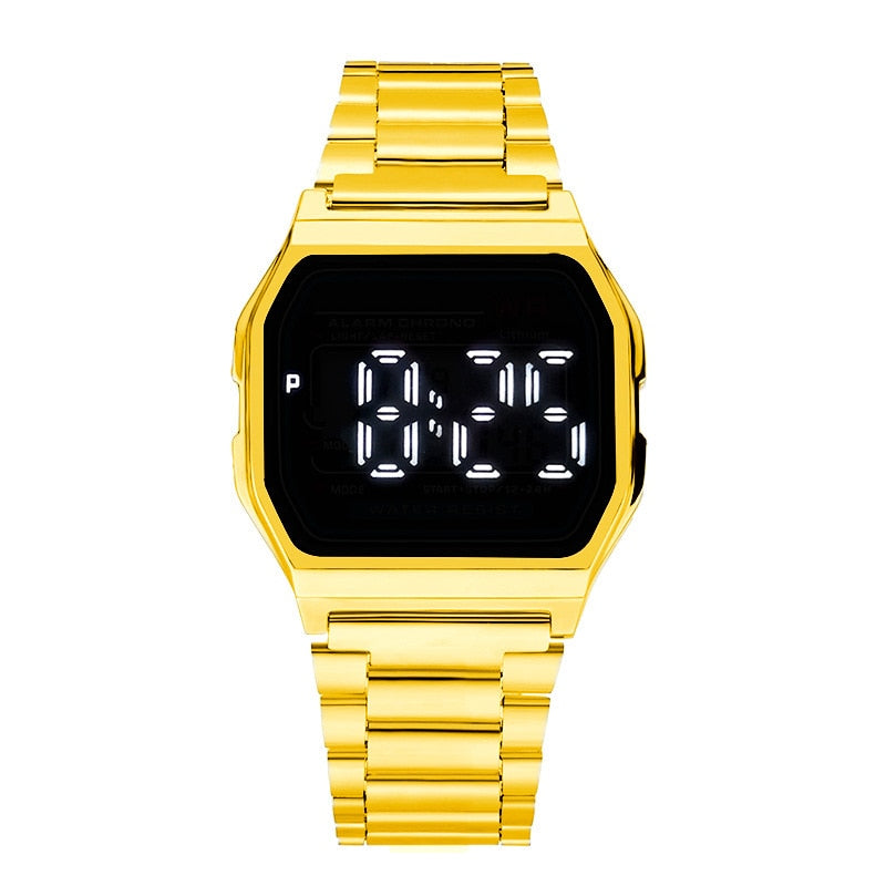 2022 New LED Digital Square Fashion Watch Men Women Multifunction Electronic Sports Wristwatch Watches