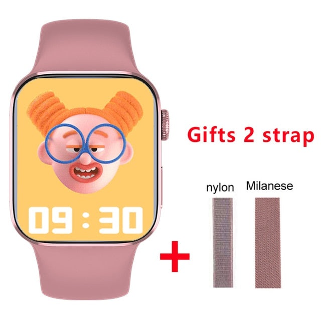 2022 NEW Smartwatch HW8 Max Men 1.99&quot; full screen NFC Right angle design bluetooth call Women Smart Watch PK DT7 W57 W27 HW22