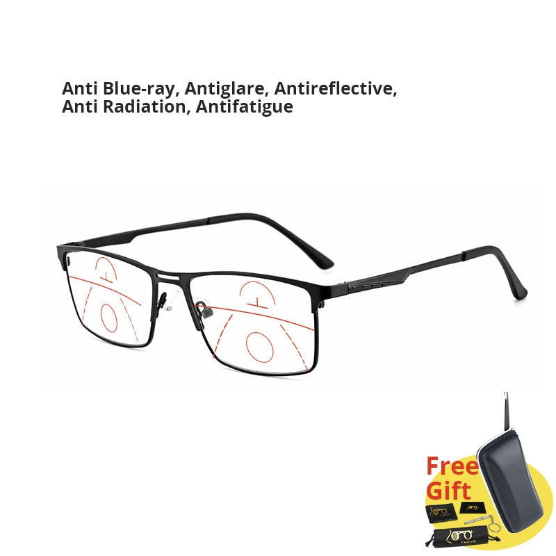 Men Progressive Reading Glasses Multifocal Women&