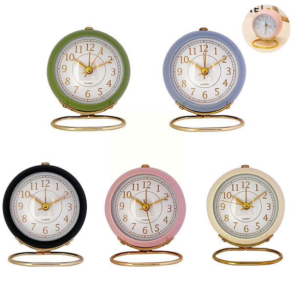 Alarm Clock Vintage Desk Clock Silent Pointer Bedroom Loud Desk Ornaments Bedside Clock Clocks Decor Home Clock Al V9m9