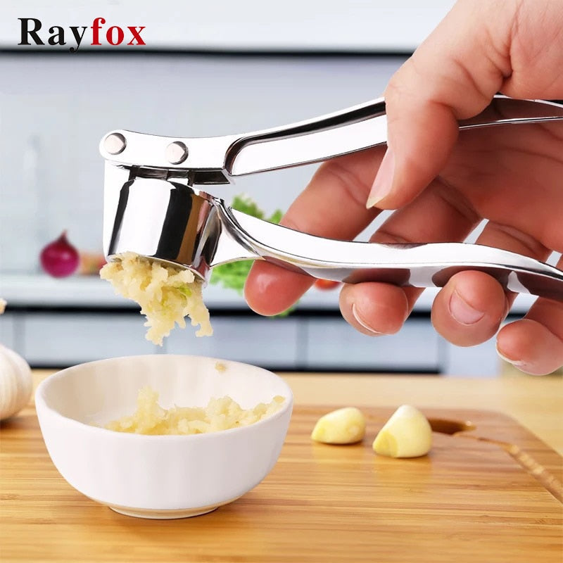 1pcs Garlic Press Crusher Kitchen Cooking Vegetables Ginger Squeezer Masher Handheld Ginger Mincer Tools Kitchen Accessories