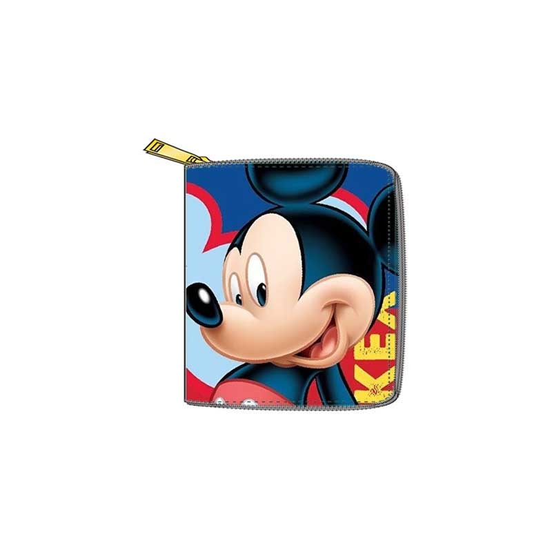 2022 New Mickey Mouse Wallet for Women Disney Cartoon Anime  Purses and Handbags Zipper Mini Coin Purse Girl&