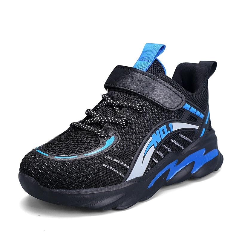 New Style Fashion Children Shoes Boys Sneakers High Quality Sports Shoes Breathable Non-Slip Casual Knitting Brand Running Shoes